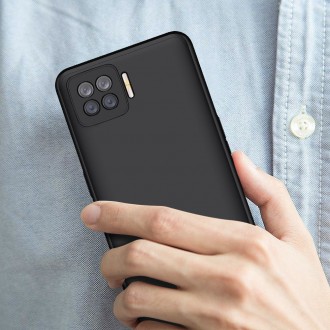 GKK 360 Protection Case Front and Back Case Full Body Cover Oppo A73 black