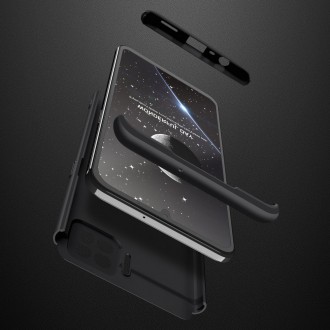 GKK 360 Protection Case Front and Back Case Full Body Cover Oppo A73 black