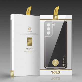 Dux Ducis Yolo elegant case made of soft TPU and PU leather for Samsung Galaxy S21 5G black