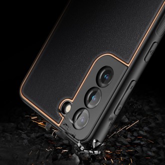 Dux Ducis Yolo elegant case made of soft TPU and PU leather for Samsung Galaxy S21 5G black