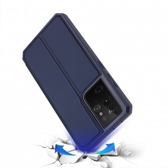DUX DUCIS Skin X Bookcase type case for Samsung Galaxy S21 Ultra 5G blue