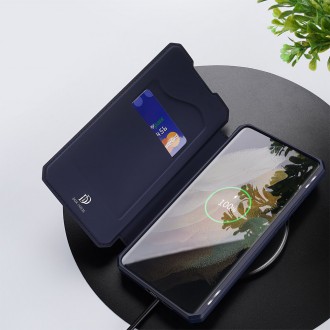 DUX DUCIS Skin X Bookcase type case for Samsung Galaxy S21 Ultra 5G blue