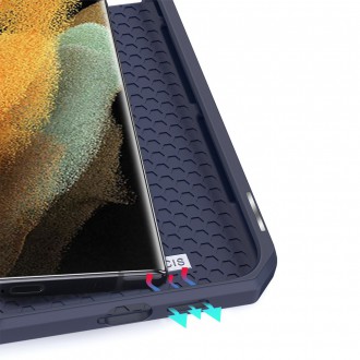 DUX DUCIS Skin X Bookcase type case for Samsung Galaxy S21 Ultra 5G blue