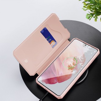 DUX DUCIS Skin X Bookcase type case for Samsung Galaxy S21+ 5G (S21 Plus 5G) pink
