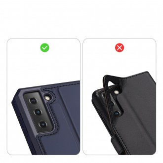 DUX DUCIS Skin X Bookcase type case for Samsung Galaxy S21 5G blue