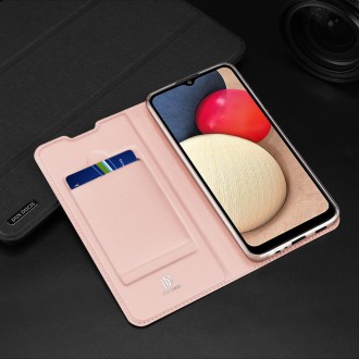 DUX DUCIS Skin Pro Bookcase type case for Samsung Galaxy A02s EU black