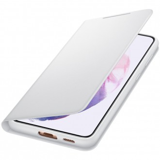 Samsung LED View Cover with LED display for Samsung Galaxy S21+ 5G (S21 Plus 5G) grey (EF-NG996PJEGEE)