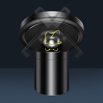 Magnetický držák do auta Baseus Radar (kompatibilní s MagSafe pro iPhone) na palubní desku / mřížku ventilace černý (SULD-01)