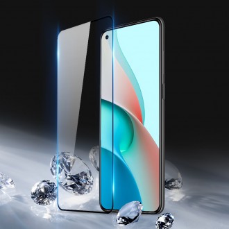 Dux Ducis 10D Tempered Glass 9H Full Screen Tempered Glass with Frame Xiaomi Redmi Note 9T 5G / Redmi Note 9 5G Black (case friendly)