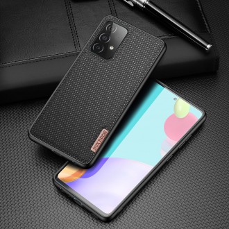 Dux Ducis Fino case covered with nylon material for Samsung Galaxy A72 4G black