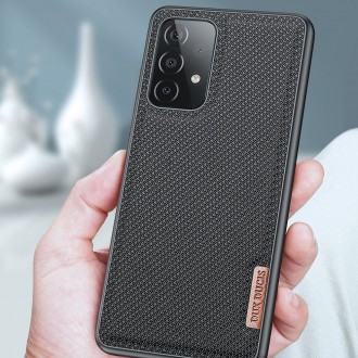 Dux Ducis Fino case covered with nylon material for Samsung Galaxy A72 4G black