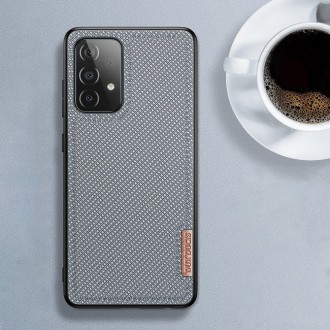 Dux Ducis Fino case covered with nylon material for Samsung Galaxy A72 4G gray