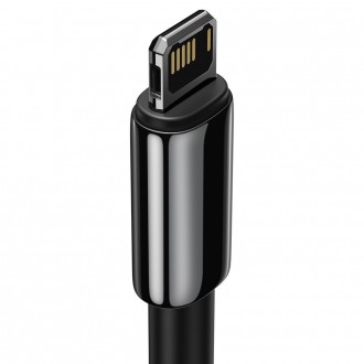 [PO VRÁCENÍ] Baseus Tungsten USB - Lightning kabel 2,4 A 1 m černý (CALWJ-01)