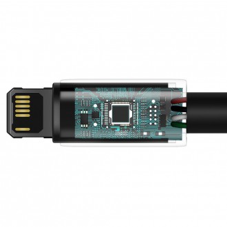 [PO VRÁCENÍ] Baseus Tungsten USB - Lightning kabel 2,4 A 1 m černý (CALWJ-01)
