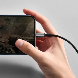[PO VRÁCENÍ] Baseus Tungsten USB - Lightning kabel 2,4 A 1 m černý (CALWJ-01)