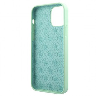 Guess GUHCP12SLSLMGGN iPhone 12 mini 5,4&quot; zelený/zelený pevný obal Metal Logo Script