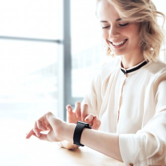Náramek Baseus Slip-Thru pro Apple Watch 3/4/5/6/SE 38mm/40mm černý (LBWSE-01)
