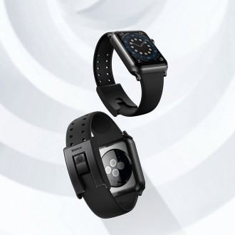 Náramek Baseus Slip-Thru pro Apple Watch 3/4/5/6/SE 38mm/40mm černý (LBWSE-01)