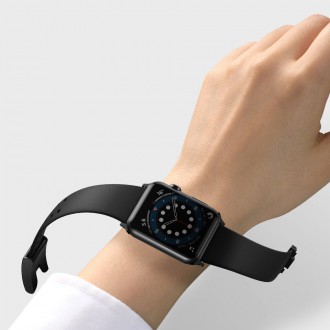 Náramek Baseus Slip-Thru pro Apple Watch 3/4/5/6/SE 38mm/40mm černý (LBWSE-01)