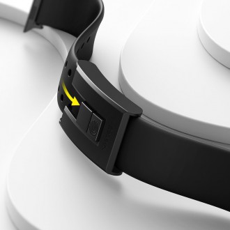 Náramek Baseus Slip-Thru pro Apple Watch 3/4/5/6/SE 38mm/40mm černý (LBWSE-01)