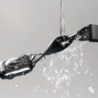 Náramek Baseus Slip-Thru pro Apple Watch 3/4/5/6/SE 38mm/40mm černý (LBWSE-01)