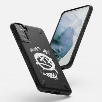 Ringke Onyx Design Durable TPU Case Cover for Samsung Galaxy S21+ 5G (S21 Plus 5G) black (Graffiti) (OXAP0055)
