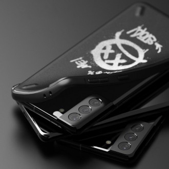 Ringke Onyx Design Durable TPU Case Cover for Samsung Galaxy S21+ 5G (S21 Plus 5G) black (Graffiti) (OXAP0055)