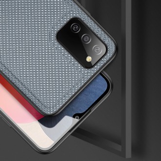 Dux Ducis Fino case covered with nylon material for Samsung Galaxy A02s EU gray