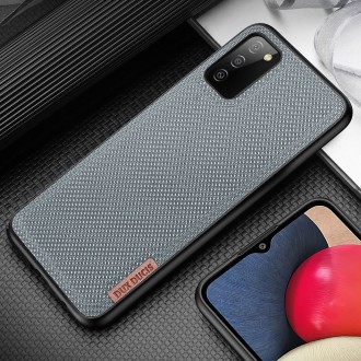 Dux Ducis Fino case covered with nylon material for Samsung Galaxy A02s EU gray