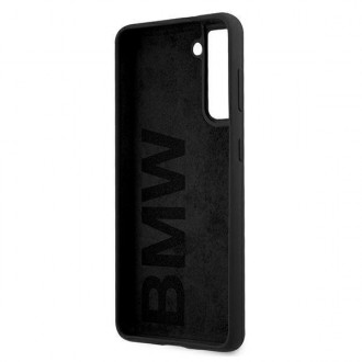 Etui BMW BMHCS21MSILBK S21+ G996 czarny/black hardcase Silicone Signature
