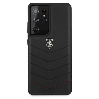 Ferrari FEHQUHCS21LBK S21 Ultra G998 černo/černé pevné pouzdro Off Track Quilted
