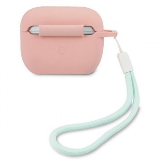 Guess GUACAPLSVSPG kryt AirPods Pro rose green/pink green Silicone Vintage
