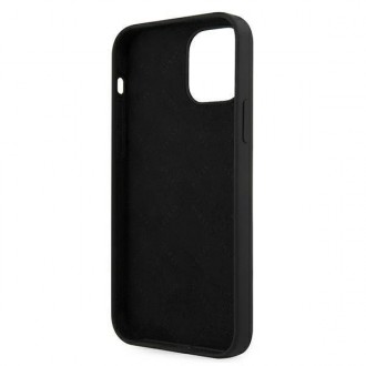 Guess GUHCP12SLSVSBW iPhone 12 mini 5,4&quot; černý a bílý pevný obal silikonový Vintage