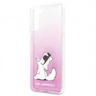 Karl Lagerfeld KLHCS21MCFNRCPI S21+ G996 hardcase różowy/pink Choupette Fun