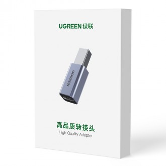 Ugreen adapter USB Type C - USB Type B gray (US382)