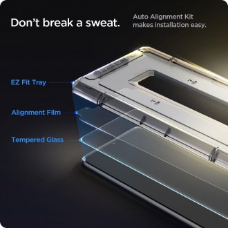 Tvrzené sklo Spigen GLAS.TR &quot;EZ FIT&quot; 2BALENÍ GALAXY S21+ PLUS