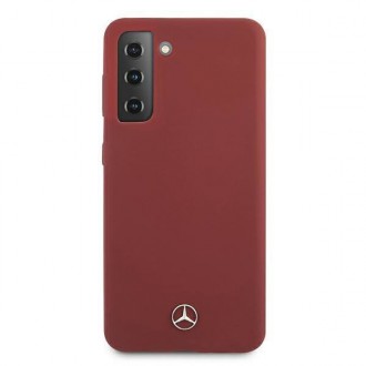 Mercedes MEHCS21SSILRE S21 G991 czerwony/red hardcase Silicone Line