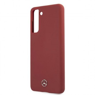 Mercedes MEHCS21SSILRE S21 G991 czerwony/red hardcase Silicone Line