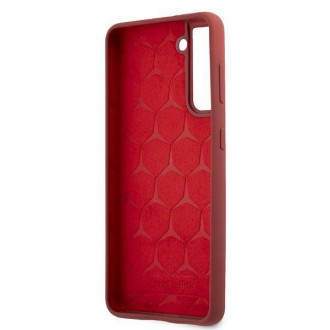 Mercedes MEHCS21SSILRE S21 G991 czerwony/red hardcase Silicone Line