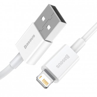 Baseus Superior USB - Lightning kabel 2,4A 0,25 m Bílý (CALYS-02)