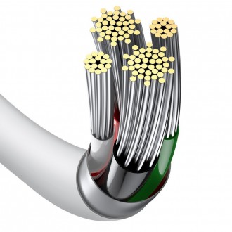 Baseus Superior USB - Lightning kabel 2,4A 0,25 m Bílý (CALYS-02)