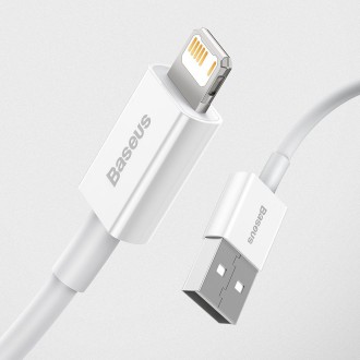 Baseus Superior USB - Lightning kabel 2,4A 0,25 m Bílý (CALYS-02)