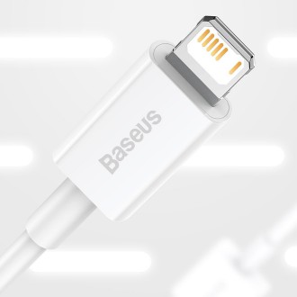 Baseus Superior USB - Lightning kabel 2,4A 0,25 m Bílý (CALYS-02)