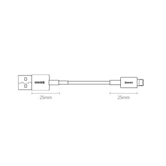 Baseus Superior USB - Lightning kabel 2,4A 0,25 m Bílý (CALYS-02)