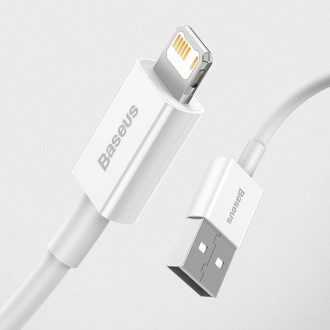 [RETURNED ITEM] Baseus Superior USB - Lightning kabel 2,4A 1,5 m bílý (CALYS-B02)