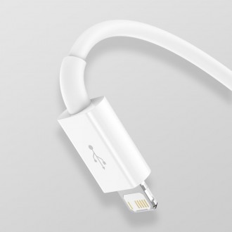 Baseus Superior 3v1 USB kabel – Lightning / USB typu C / Micro USB 3,5 A 1,5 m bílý (CAMLTYS-02)