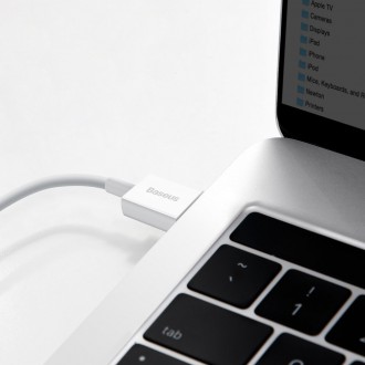 Baseus Superior USB kabel – USB typ C 66 W 6A 1 m bílý (CATYS-02)