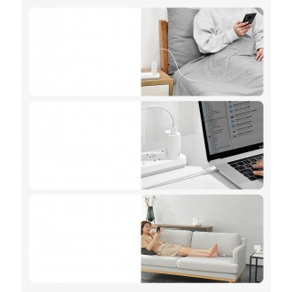 Baseus Superior USB kabel – USB typ C 66 W 6A 1 m bílý (CATYS-02)
