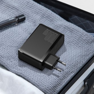 Baseus GaN2 Pro rychlá nabíječka 100W USB / USB Type C Quick Charge 4+ Power Delivery černá (CCGAN2P-L01)