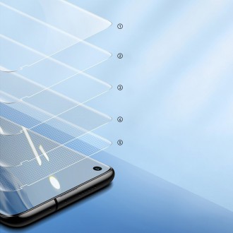 Baseus 0.15mm Full-screen Curved Surface Water Gel Protector 2-pack Xiaomi Mi 11 (SGXM11-02) Transparent
